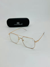 JM405206307 DOUBLE BRIDGE RETRO SQUARE GLASSES