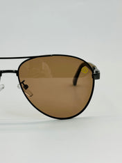 JM40631907 AVIATOR POLARISED BROWN SUNGLASSES
