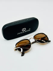 JM4074807 brown rectangle polarised sunglass