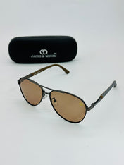 JM40631907 AVIATOR POLARISED BROWN SUNGLASSES