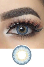 JACHI&MUCHI COLOR SOFT CONTACT LENS VIVID BLUE